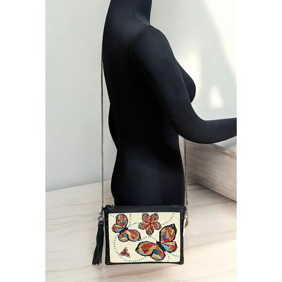 NWT Mary Frances Bag #S001-952 “Flutter” Beaded Bag - Picture 4 of 8